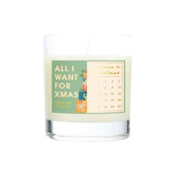 All I Want For Xmas Medium Candle Sale