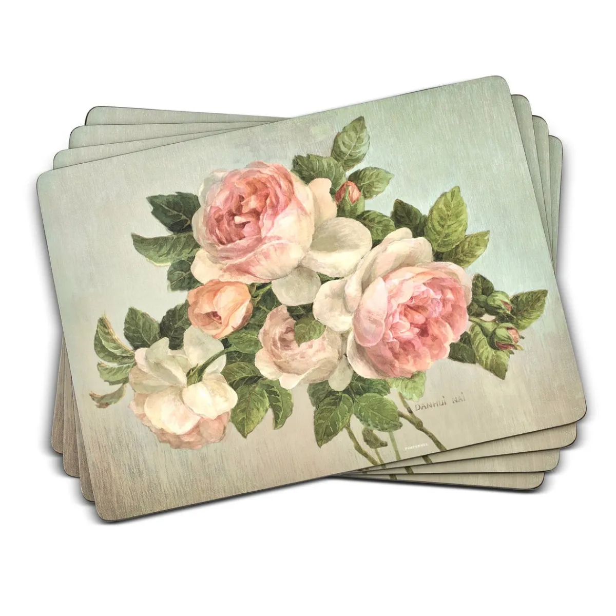 Pimpernel Antique Rose Set of 4 Placemats Best