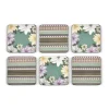 Pimpernel Atrium Set of 6 Coasters Fashion