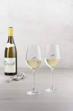Portmeirion Auris Crystal Set of 2 Red Wine Glasses Sale