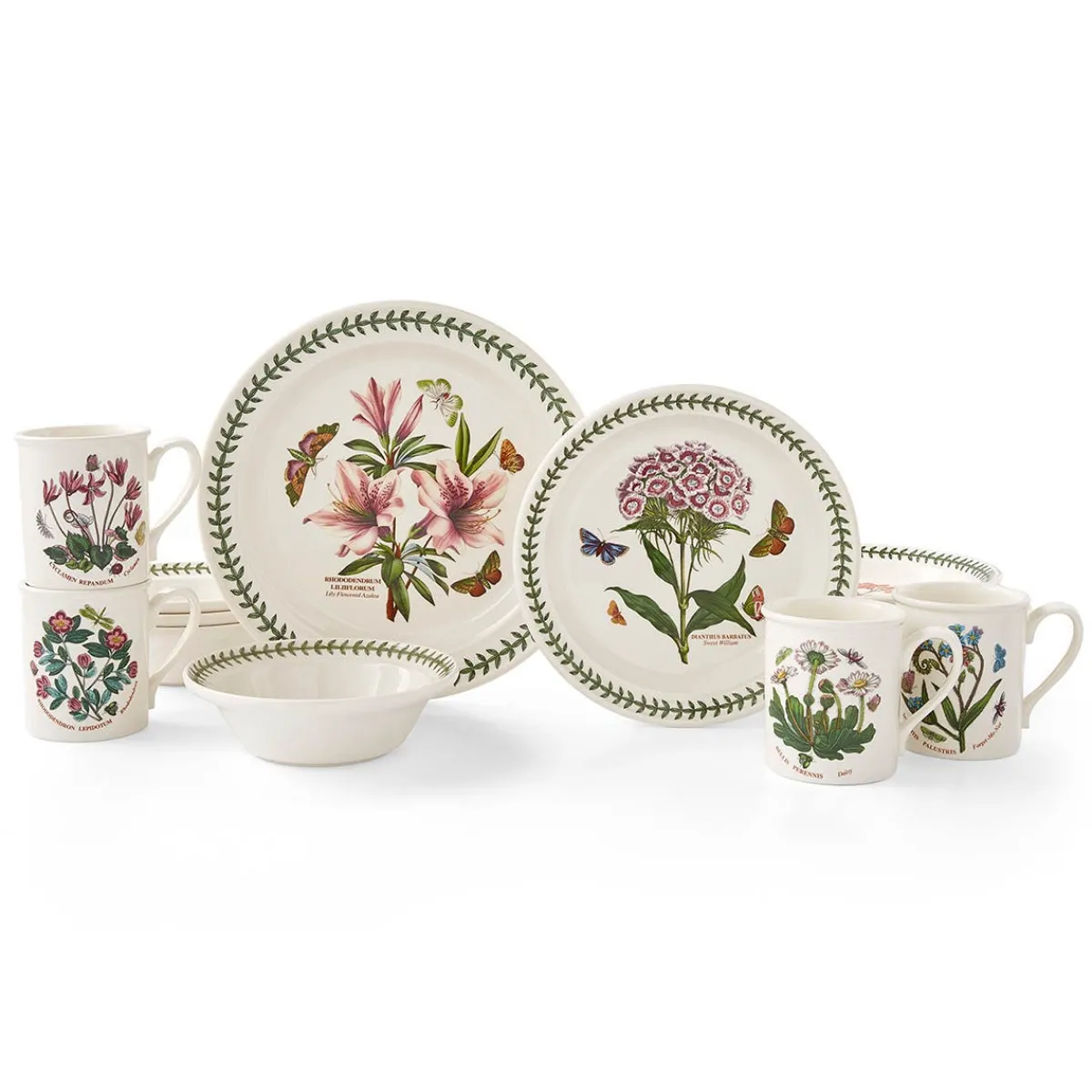 Portmeirion Botanic Garden 16 Piece Dinner Set Outlet