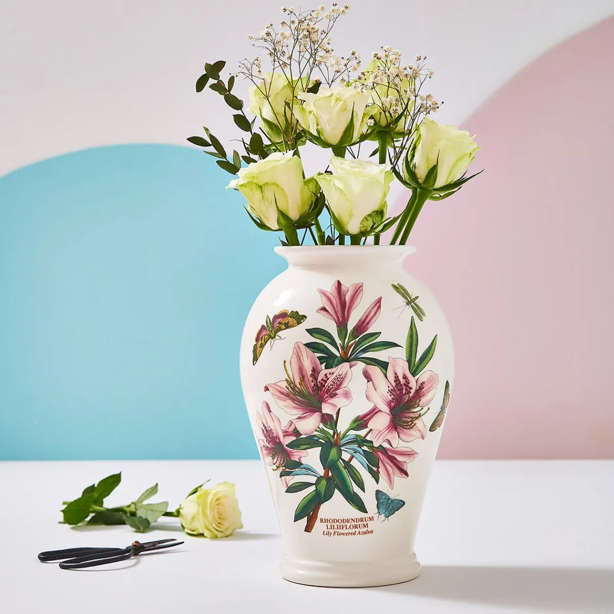 Portmeirion Botanic Garden Azalea Canton Vase, 25cm Outlet