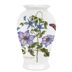 Portmeirion Botanic Garden Clematis Canton Vase, 20cm Outlet