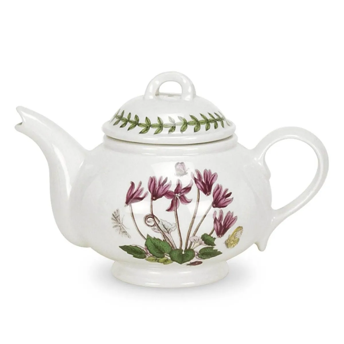 Portmeirion Botanic Garden Cyclamen 1 Cup Teapot Clearance