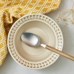 Portmeirion Botanic Garden Harmony 4 Cereal Bowls, Stone Fashion