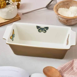 Portmeirion Botanic Garden Harmony Large Loaf Pan, Moss Discount
