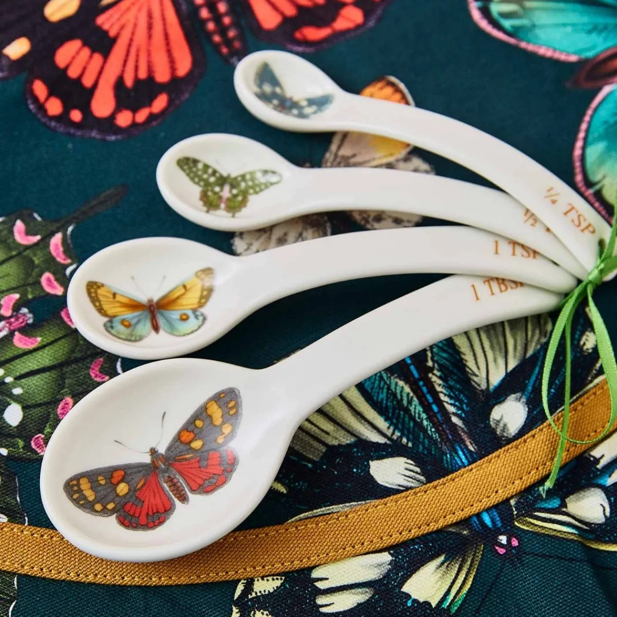 Portmeirion Botanic Garden Harmony Measuring Spoons Hot