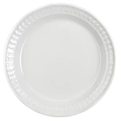 Portmeirion Botanic Garden Harmony Set of 4 Plates, White Outlet