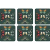 Pimpernel Botanic Garden Harmony Set of 6 Coasters Hot