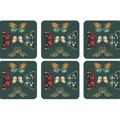 Pimpernel Botanic Garden Harmony Set of 6 Coasters Hot