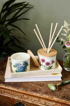 Botanic Garden Hydrangea Ceramic Candle Outlet