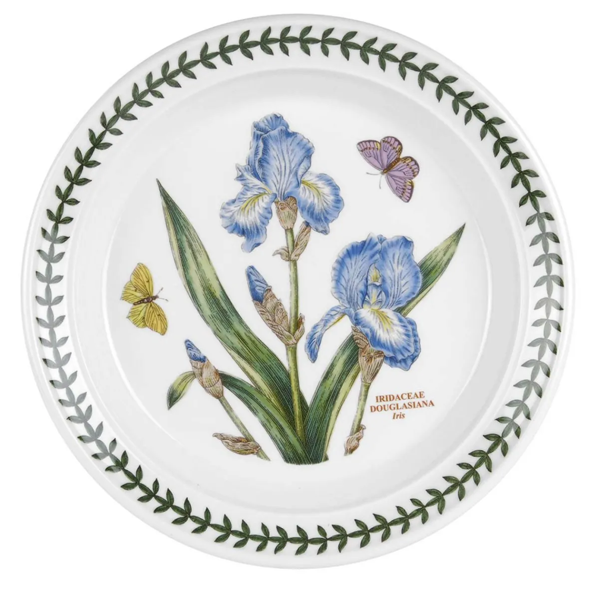 Portmeirion Botanic Garden Iris Plate, 20cm Fashion