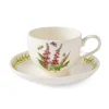 Portmeirion Botanic Garden Meadow Breakfast Teacup & Saucer, Foxglove Sale