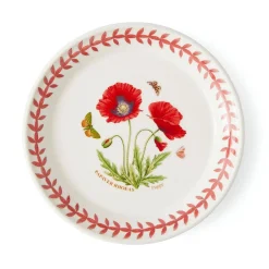 Portmeirion Botanic Garden Meadow Bread Plate, Poppy Fashion