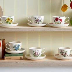 Portmeirion Botanic Garden Meadow Breakfast Teacup & Saucer, Azalea Online