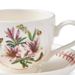 Portmeirion Botanic Garden Meadow Set of 6 Breakfast Teacups & Saucers, Assorted Hot