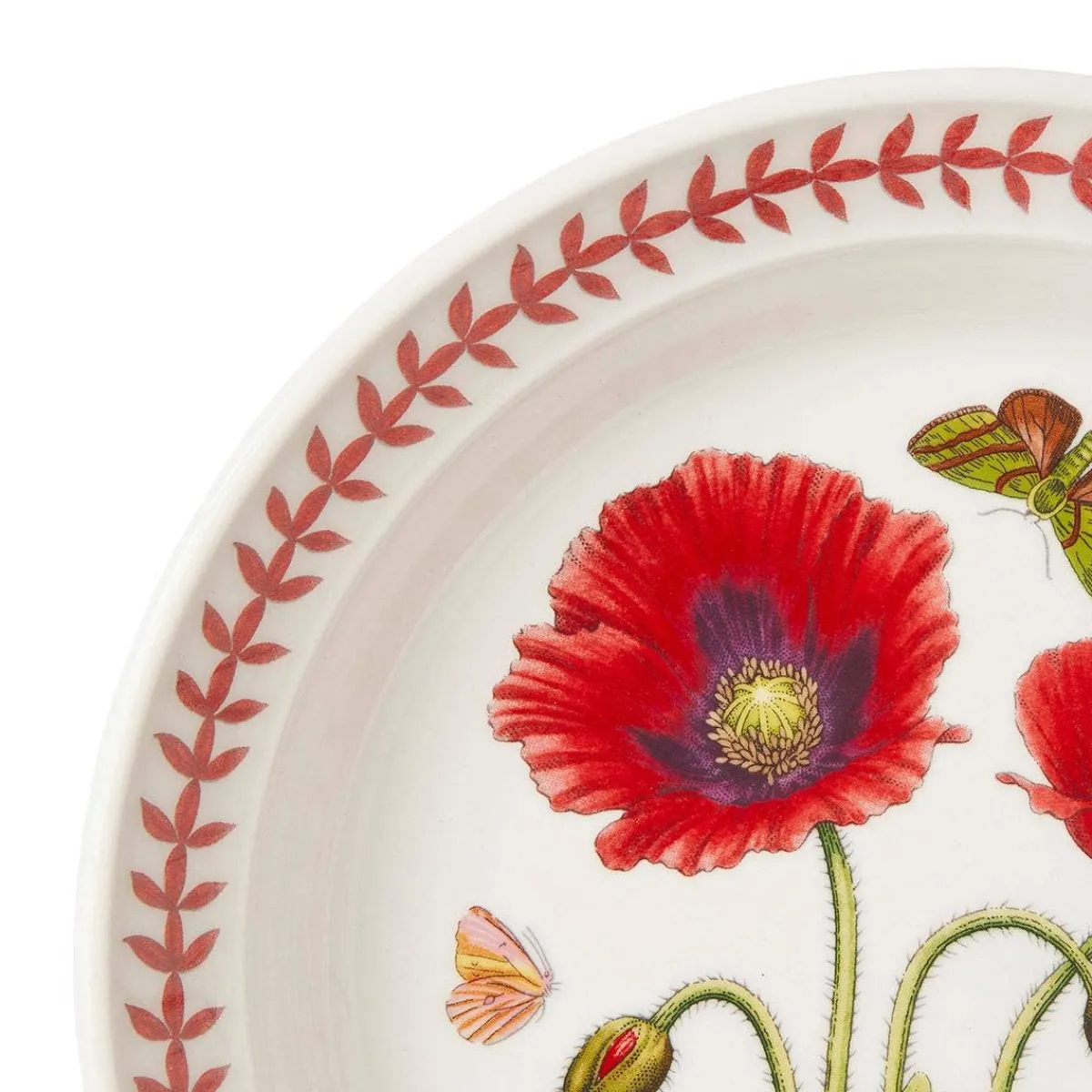 Portmeirion Botanic Garden Meadow Small Dinner Plate, Poppy Online