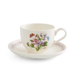 Portmeirion Botanic Garden Meadow Teacup & Saucer, Sweet Pea Sale