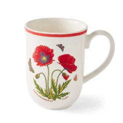 Portmeirion Botanic Garden Meadow Tulip Mug, Poppy Outlet