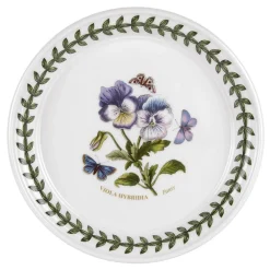 Portmeirion Botanic Garden Pansy Bread Plate, 13cm New