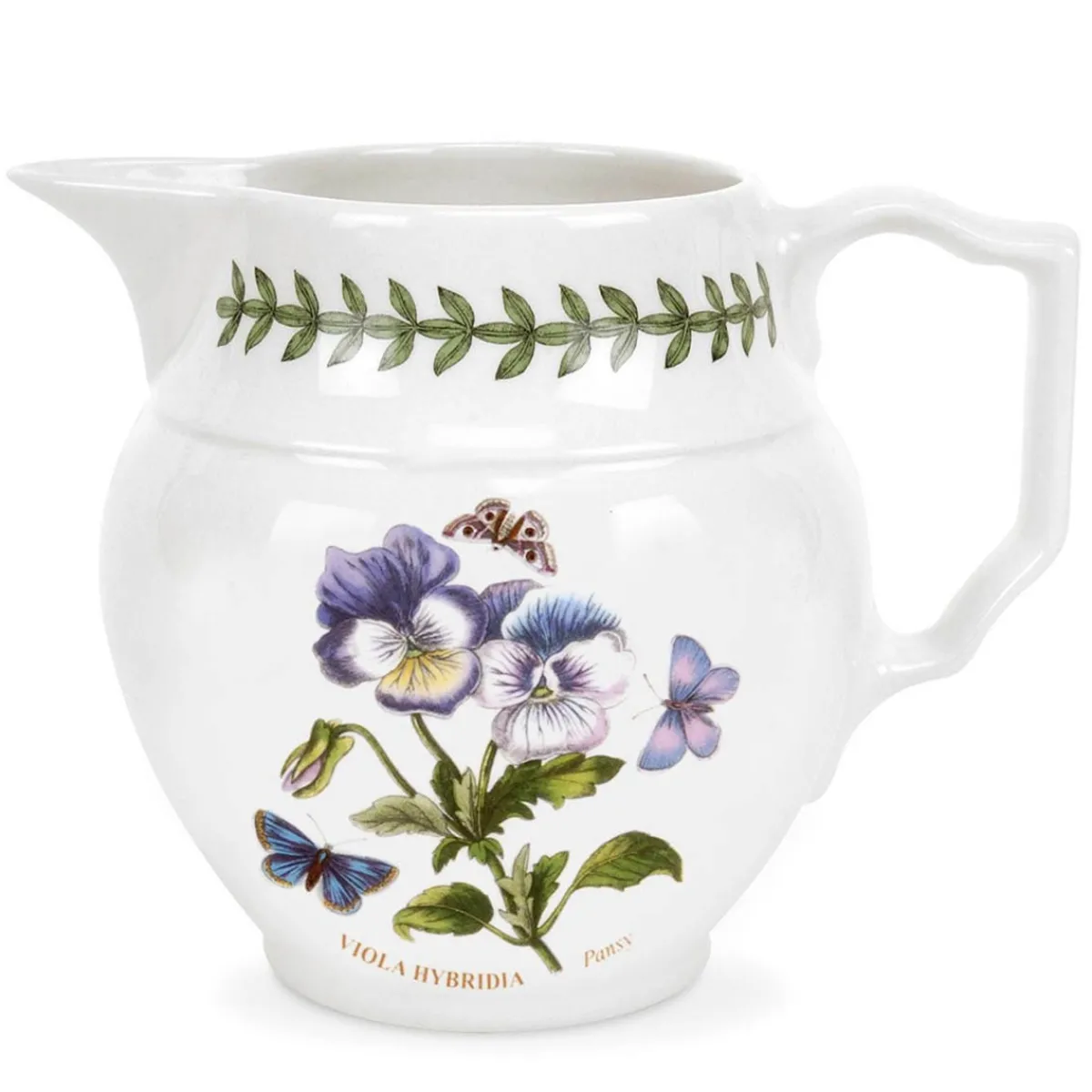 Portmeirion Botanic Garden Pansy 0.5pt Staffordshire Jug Clearance