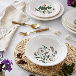 Portmeirion Botanic Garden Papilio Amethyst Pasta Bowl Clearance