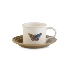 Portmeirion Botanic Garden Papilio Cup & Saucer, Moss Best