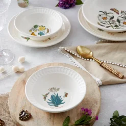 Portmeirion Botanic Garden Papilio Emerald Cereal Bowl New