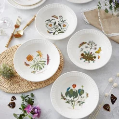 Portmeirion Botanic Garden Papilio set of 4 Pasta Bowls Outlet