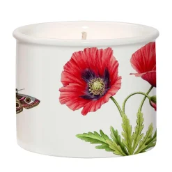 Botanic Garden Poppy Ceramic Candle Sale