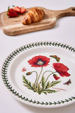 Portmeirion Botanic Garden Poppy Set of 6 Dinner Plates Outlet