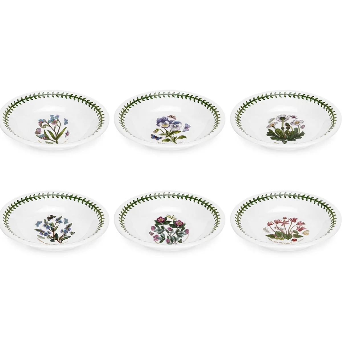 Portmeirion Botanic Garden Set of 6 Bowls Fashion