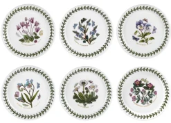 Portmeirion Botanic Garden Set of 6 Bread Plates Hot