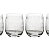 Portmeirion Botanic Garden Set of 4 Crystal Tumblers Best