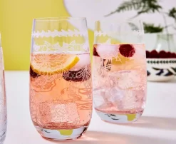 Portmeirion Botanic Garden Set of 4 Highball Glasses Outlet