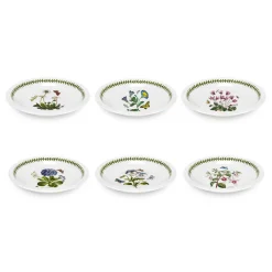 Portmeirion Botanic Garden Set of 6 Low Bowls Hot