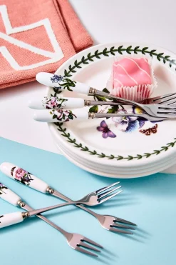 Portmeirion Botanic Garden Set of 6 Pastry Forks Outlet