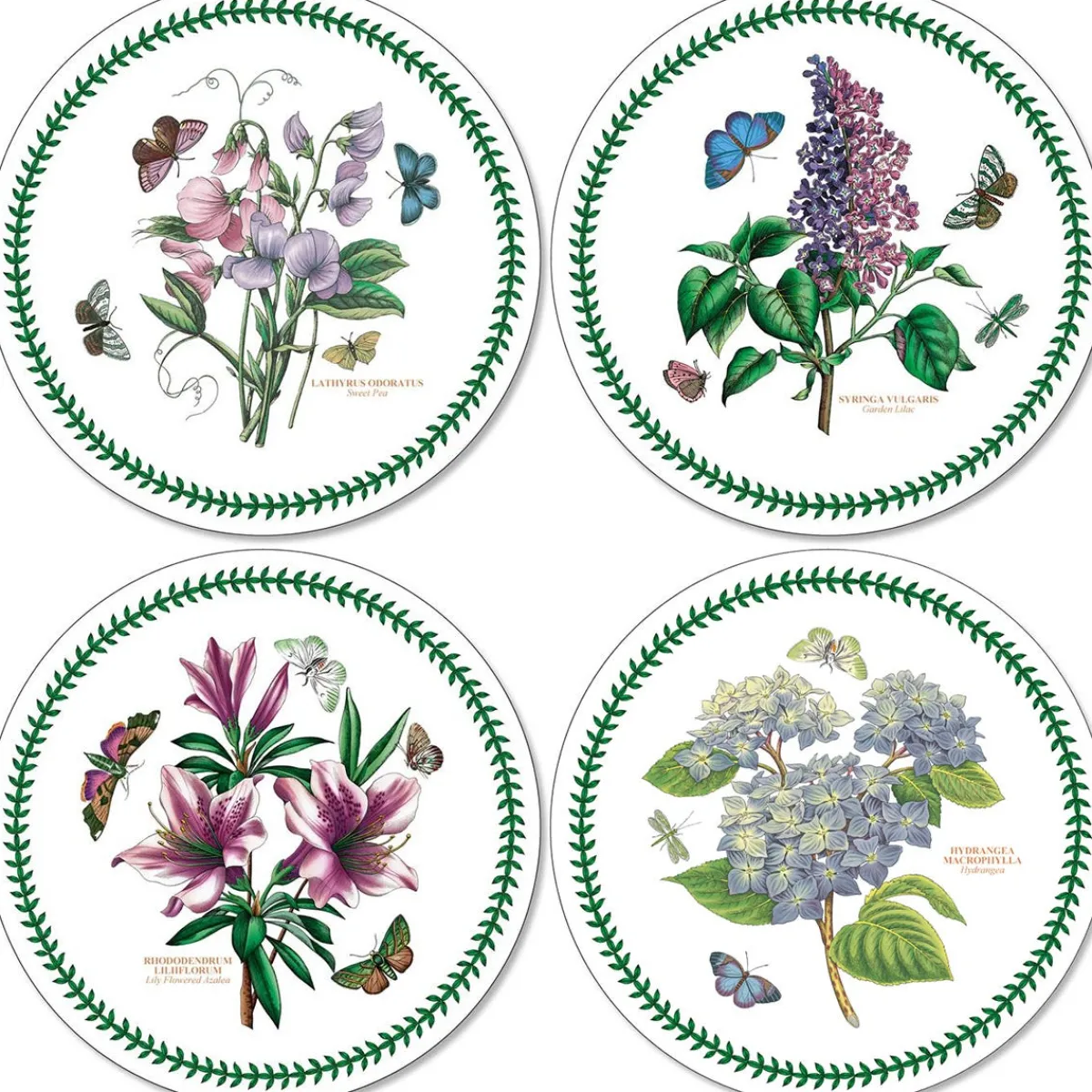 Pimpernel Botanic Garden Set of 4 Round Placemats Outlet