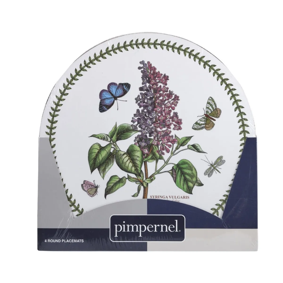 Pimpernel Botanic Garden Set of 4 Round Placemats Outlet