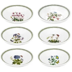 Portmeirion Botanic Garden Set of 6 Soup Plates Hot
