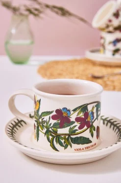 Portmeirion Botanic Garden Set of 6 Teacups & Saucers Discount