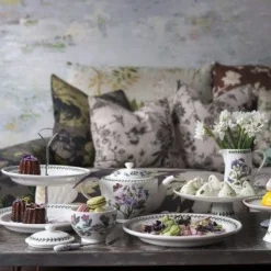 Portmeirion Botanic Garden Square Dessert Dish with Handles Clearance