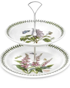 Portmeirion Botanic Garden 2-Tier Cake Stand Outlet