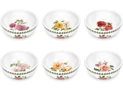Portmeirion Botanic Roses Set of 6 Bowls, 14cm New