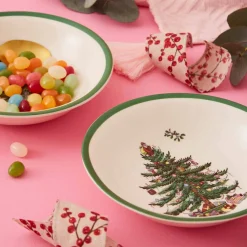 Spode Christmas Tree Set of 4 Small Cereal Bowls Best