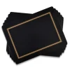 Pimpernel Classic Black Set of 6 Placemats Hot