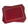 Pimpernel Classic Burgundy Set of 4 Placemats Fashion