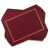 Pimpernel Classic Burgundy Set of 6 Placemats Best