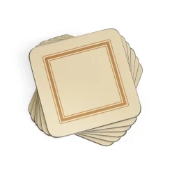 Pimpernel Classic Cream Set of 6 Coasters Online