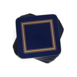 Pimpernel Classic Midnight Set of 6 Coasters Hot